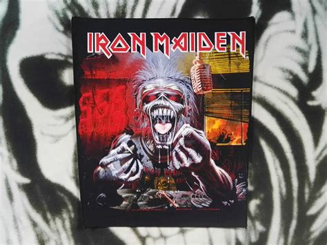 Iron Maiden A Real Dead One Backpatch 1993 2 Versions Eddies