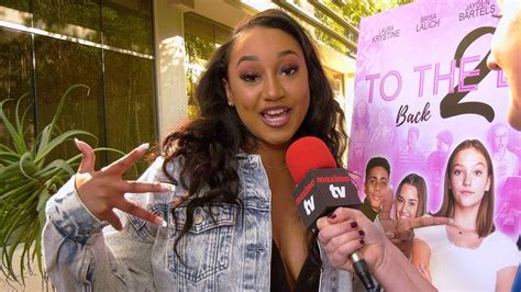 Sydney Bourne Interview To The Beat Back 2 School Premiere Red
