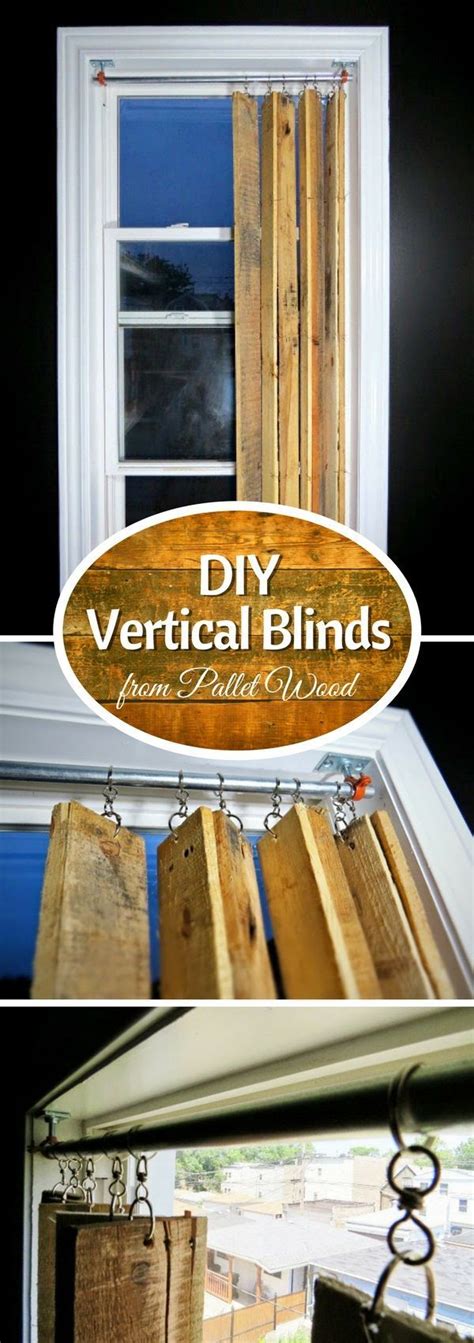 Import quality diy vertical blinds supplied by experienced manufacturers at global sources. Check out how to make DIY vertical window blinds from pallet wood @Industry Standard De… | Casas ...