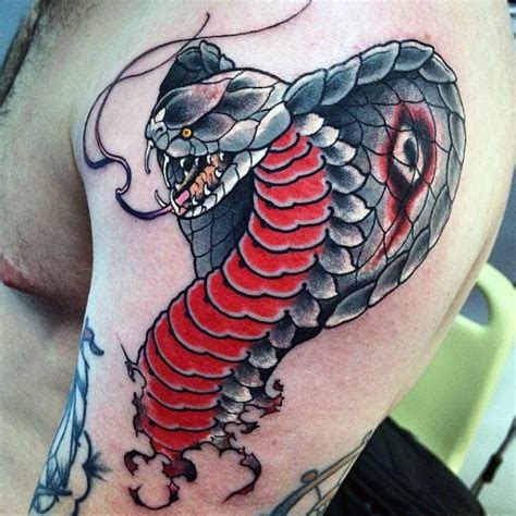 When it comes to tattoos based on the snake design you will definitely be fascinated. 90 Cobra Tattoo Designs For Men - Kingly Snake Ink Ideas