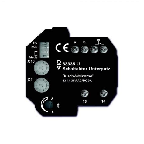 Steckdose anschließen einbauen 230v anleitung für. Busch-Jaeger 83335 U Schaltaktor Unterputz | Systemgeräte | Busch-Jaeger | Türsprechanlagen ...