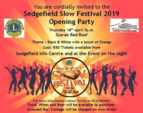 Sedgefield Slow Festival Event Sedgefield Garden Route
