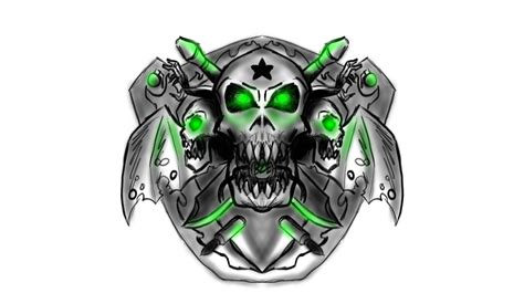 Skull Emblem By Icandrawrainbows On Deviantart