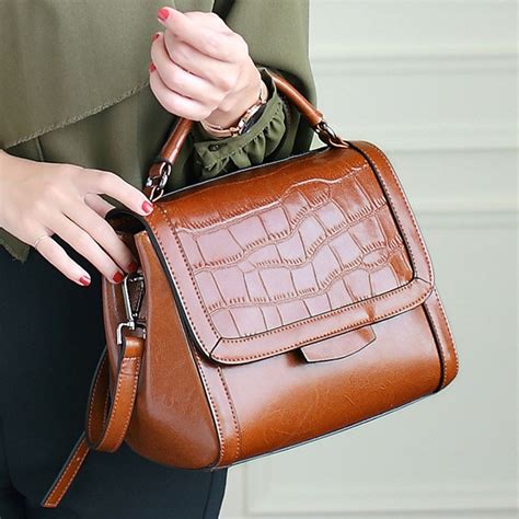 2018 Fashion Genuine Leather Handbag For Women High Quality Leather