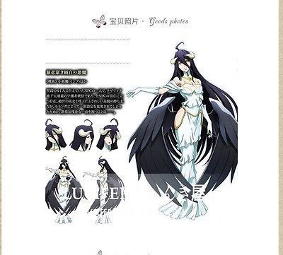anime overlord albedo japanese cosplay costume  set  anime