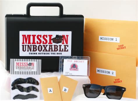 Secret Agent Spy Gear Mystery Party Disguise Kit With Briefcase