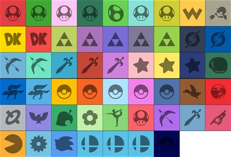 Character Icon Symbols Smashboards