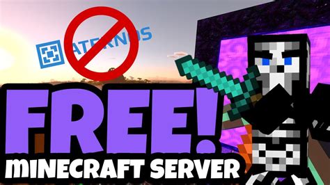 Free Minecraft Server Hosting 24 7 Lifetime Aternos Alternative YouTube