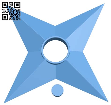 Shuriken Throwing Stars H005678 File Stl Free Download 3d Model For
