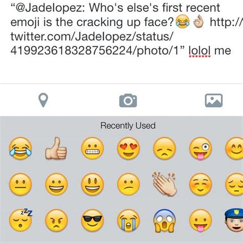 Jade Lopez On Twitter Whos Elses First Recent Emoji Is The Cracking