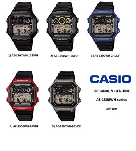 Casio Ae 1300wh Series Original And Genuine Watch