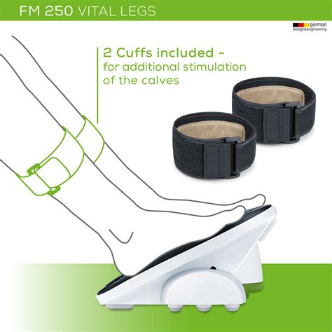 Beurer Vital Legs Ems Booster For Circulation On Feet And Calves Reduces Swelling And Cramps Fm250