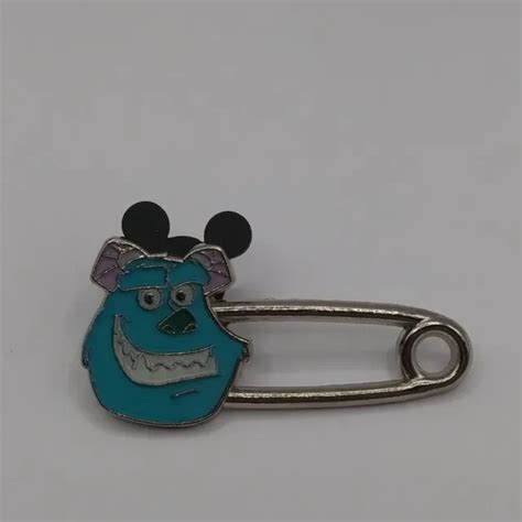 EXCLUSIVE SULLY MONSTER Disney Character Safety Pin PIXAR Monster S Inc