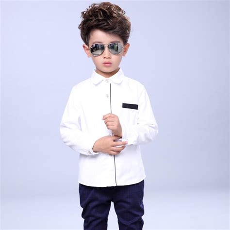 Baby Toddler Gentleman Boy Wedding Party Formal Clothes Child Shirts