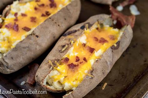 Sprinkle with paprika and place on a baking sheet. Cheesy Twice Baked Potatoes- (side dish, cheese, sour ...
