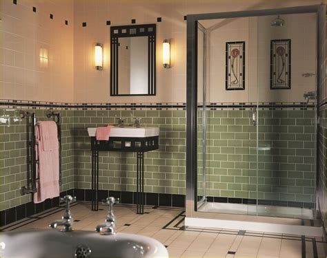 40 Wonderful Art Deco Bathroom Tiles Designs Decor Renewal Art Deco