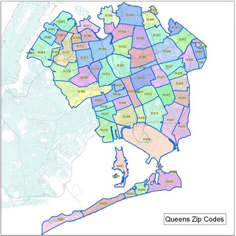 Just click on the location you desire for a postal code/address for your mails destination. Queens NY zip code map - Queens zip map (New York - USA)