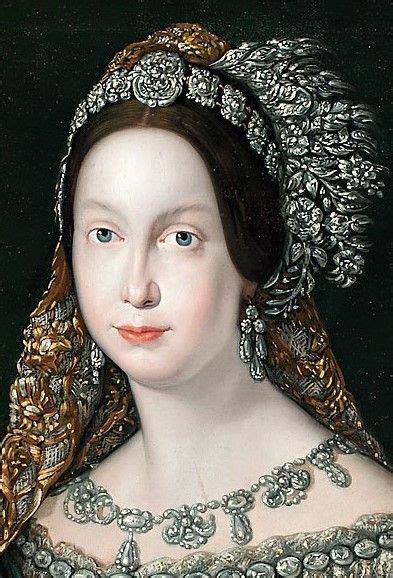 Queen Isabella Ii Of Spain Unknown Artist Jewels Historical Art
