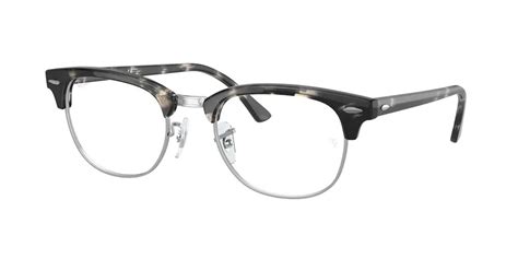 ray ban rx5154 clubmaster 8117 glasses grey havana visiondirect australia