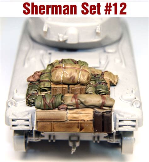 Sherman Engine Deck And Stowage Set 12 Dragon 135 Value Gear