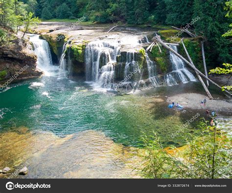 Stunning Aerial Photos Lower Lewis River Falls Majestic Lewis River