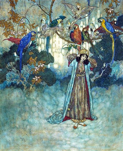Edmund Dulac Illustration From The Sleeping Beauty And Other Fairy