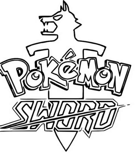 Coloring Page Pokémon Sword And Shield Pokemon Sword 4