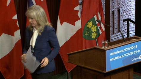 Minister Fullerton Walks Out Of Press Conference Ctv News