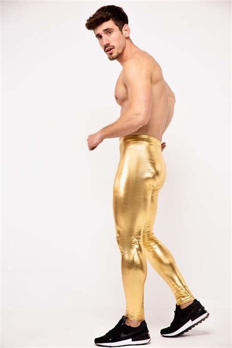 Carat Meggings Meggings Metallic Leggings Men