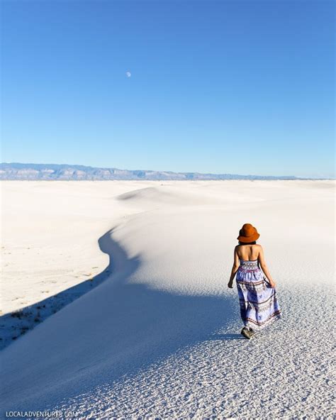 Sand Sledding At White Sands National Monument New Mexico White Sands