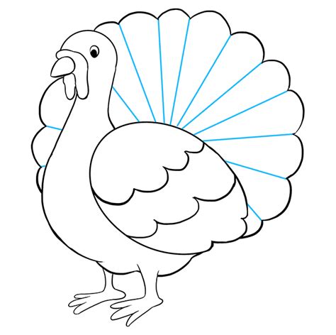 How To Draw A Turkey Really Easy Drawing Tutorial