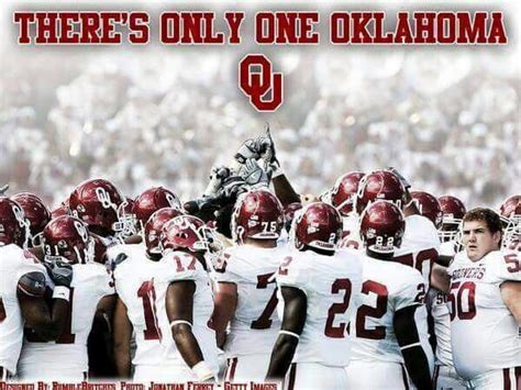 Theres Only One Oklahoma Boomer Sooner Via The Bob Stoops Army