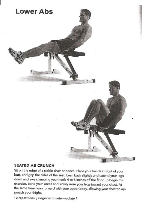 Seated Ab Crunch Lower Abs Abdominal Exercises Ab Crunch
