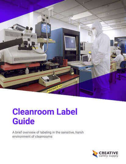 Cleanroom Signs Creative Safety Supply