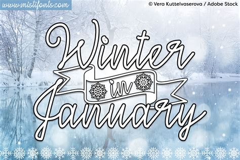 Winter in January Font | Designed by Misti's Fonts