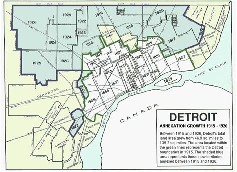 Federal map of detroit and environs: Hall of Record: Detroit - Turn Back The Clock 100 Years