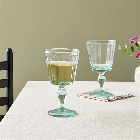 Costa Nova Gomo Recycled Glasses Set Of 6 Goblets And Tumblers On Food52