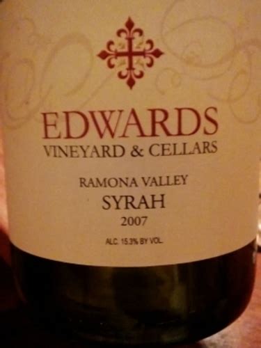 Edwards Vineyard And Cellars Syrah Vivino