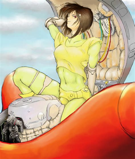 Fuchikoma Kusanagi Motoko Ghost In The Shell 1girl Cockpit Encoder