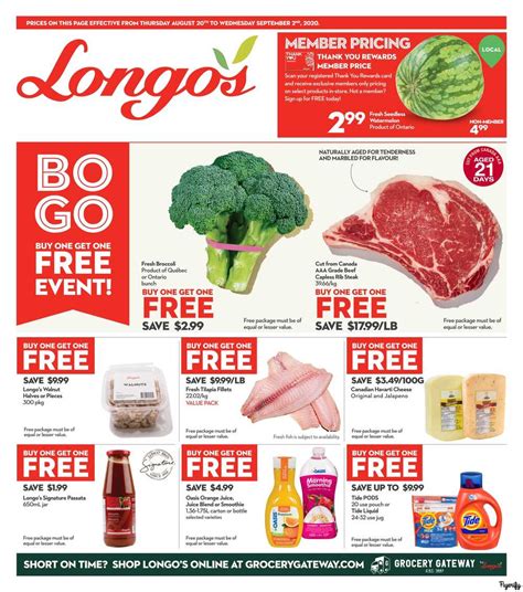 Longo's Flyer August 20 to September 2 Canada