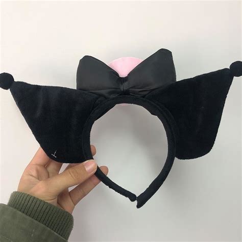 Kuromi Bat Wing Headband Devil Ears Goth Kawaii Halloween Ddlg Shop