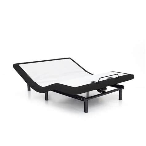 Furniture Of America Harmony King Black Adjustable Bed Frame With Zero