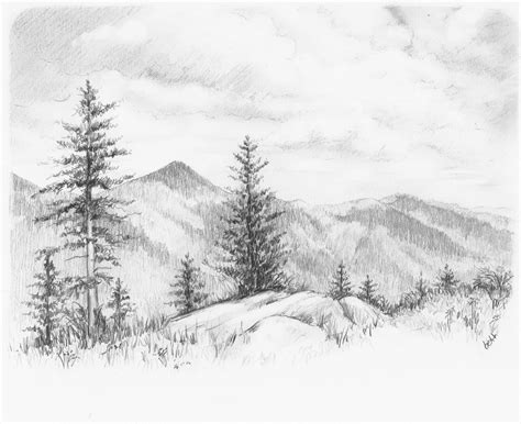 Pencil Drawing Pictures Of Nature Drawing Pictures