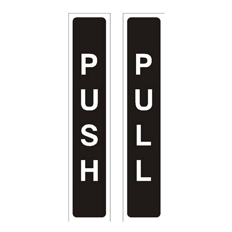 Push Pull Sign Banner House