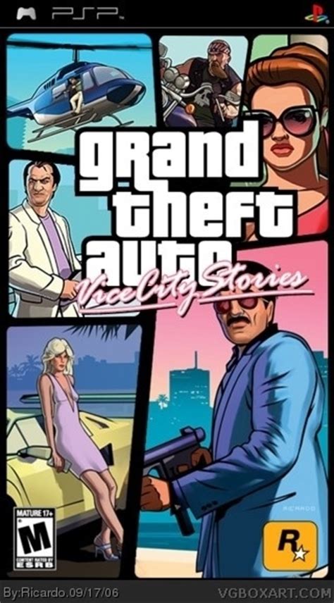 Grand Theft Auto Vice City Stories Psp Box Art Cover By Ricardo