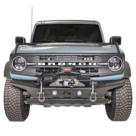 Fab Fours Fb21 B5251 1 Stubby Front Winch Bumper With No Guard For Ford