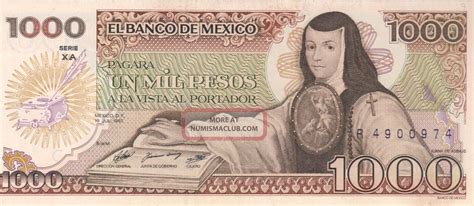 Nov 05, 2018 · before his detainment in the u.s., el chapo escaped from maximum security prisons in mexico, reportedly said he'd killed 2,000 to 3,000 people and appeared on forbes's billionaires list from 2009. 1985 1000 Pesos Mexico Mexican Currency Gem Unc Banknote Note Money Bill Cash