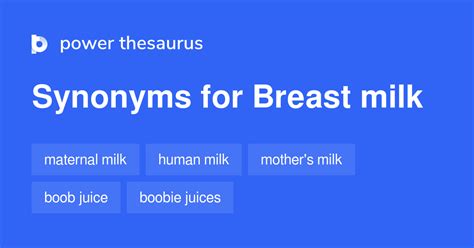 Breast Milk Synonyms 50 Words And Phrases For Breast Milk
