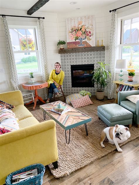 A Tour Of Our Living Room Hello Colorful Farmhouse Kelly Rae Roberts