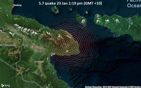 A 57 Magnitude Earthquake Hits Papua New Guinea Dcnepal
